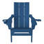 Chaise Adirondack pliante Wolak avec porte-gobelet-762678900