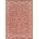 Hagerman Vintage Filigree Textured Weave Red/Beige Indoor/Outdoor Rug