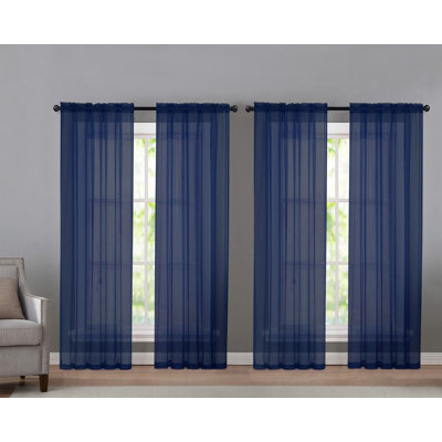 Panneau de rideau transparent d'extérieur Sarber Basic