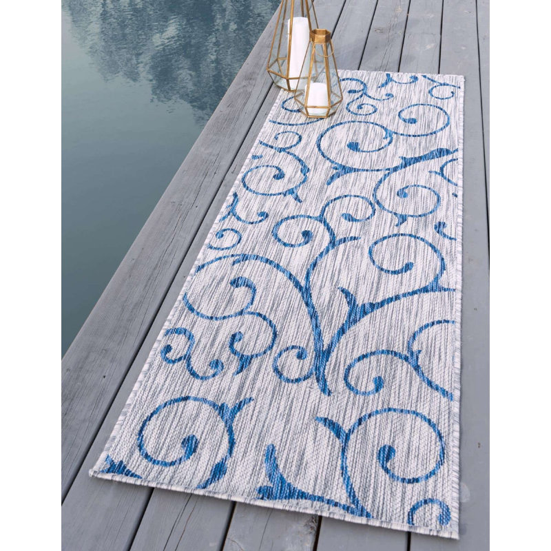 Tapis d'extérieur couleur pierre Kona, Tapis de couloir 2 pi x 6 pi