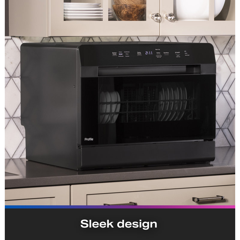 GE Profile ENERGY STAR® Smart Compact Dishwasher for Countertop or Built-In