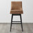 Aleksy Swivel Upholstered Counter Stool with Solid Wood Frame-100042158-87939660