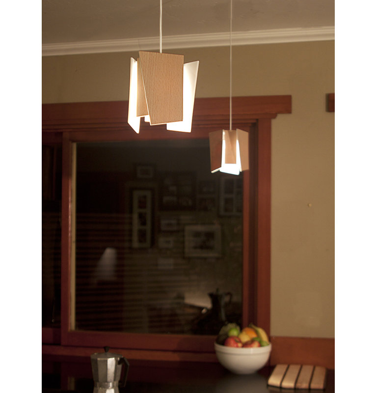 Levis 1 - Light LED Pendant, Brushed Aluminum, Low Profile, 2700K (warm)