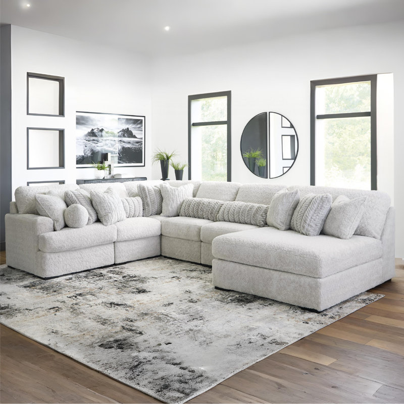 Buckner 6-Piece Sectional With Chaise, Left Hand Facing