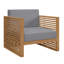 Ensemble de patio d'extérieur en bois de teck 3 pièces -603471160