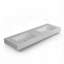 Lavabo de salle de bain en résine de pierre à surface solide blanc mat de 150 cm (59 po) avec design ergonomique