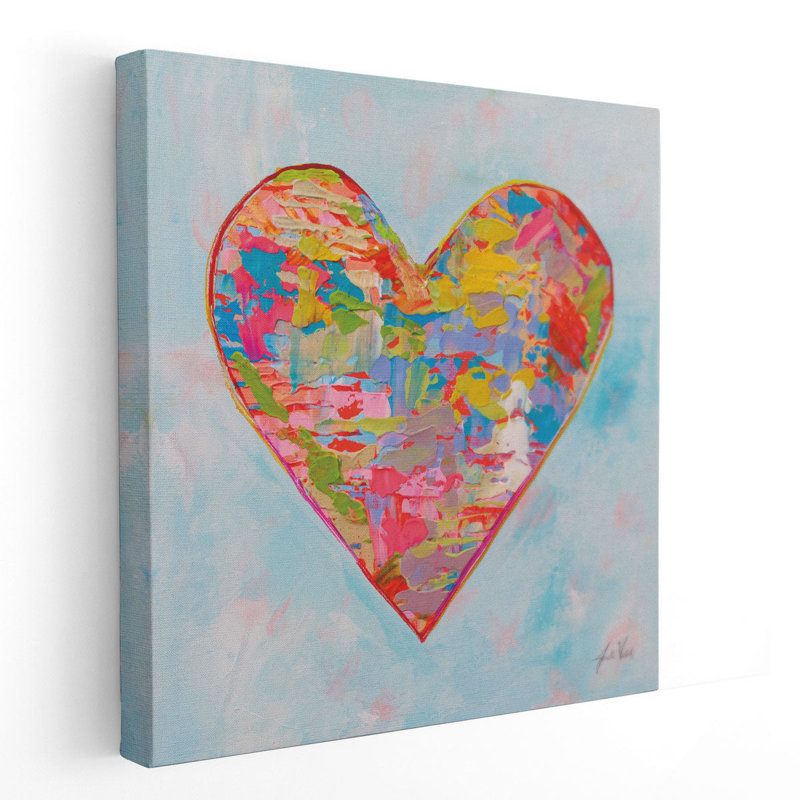 Premier amour - reproduction d'art sur toile, H 12 po x l 12 po