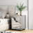 Yolanta 17.32'' W Glass Nightstand