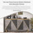 Two-Tone Visual Contrast Modern Sideboard With Adiustable Shelves-950580757