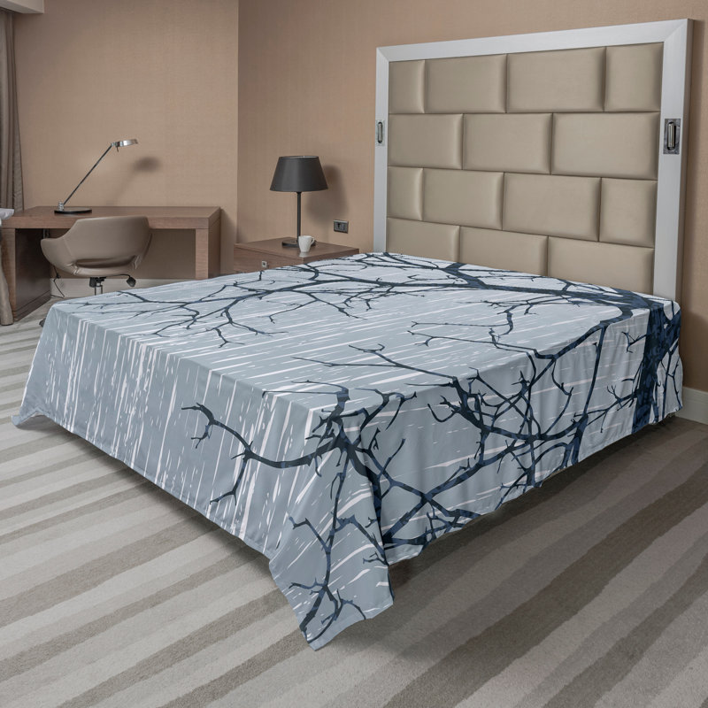 Drap plat Ambesonne, Drap plat pour très grand lit californien