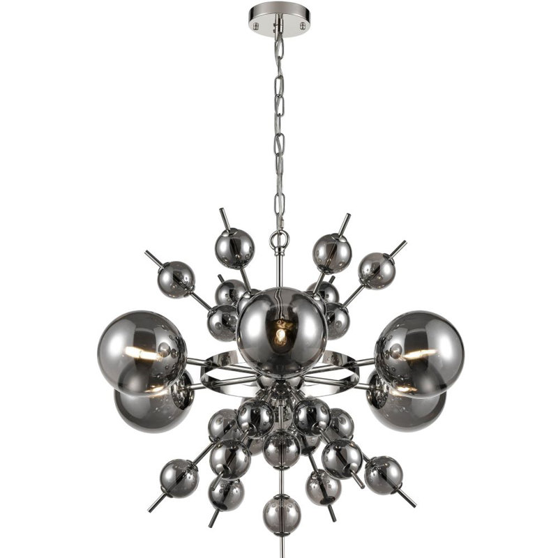 Derk 6 - Light Chrome Sputnik Pendant