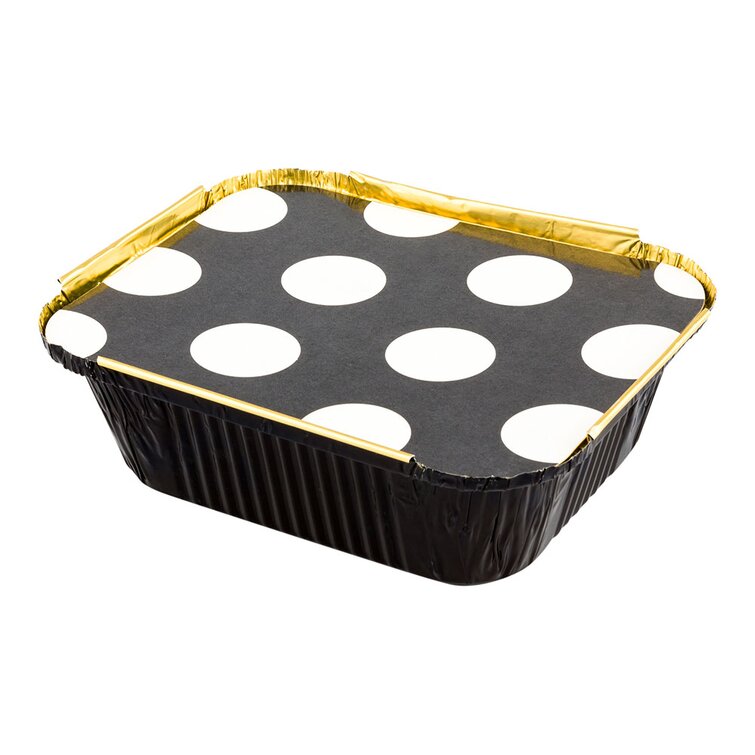 Restaurantware 12-OZ Rectangular Disposable Aluminum Foil Food Containers  with Flat Board Lids: Great for Restaurant Take Out, Catered Events & Meal