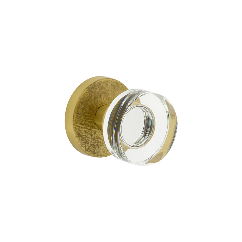 Bouton d'intimité (lit et bain), 2.75", Laiton satiné