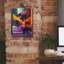 «Colorfull Abstract Stairs» par Momart, art mural sur toile, 40 po x 54 po-650482107