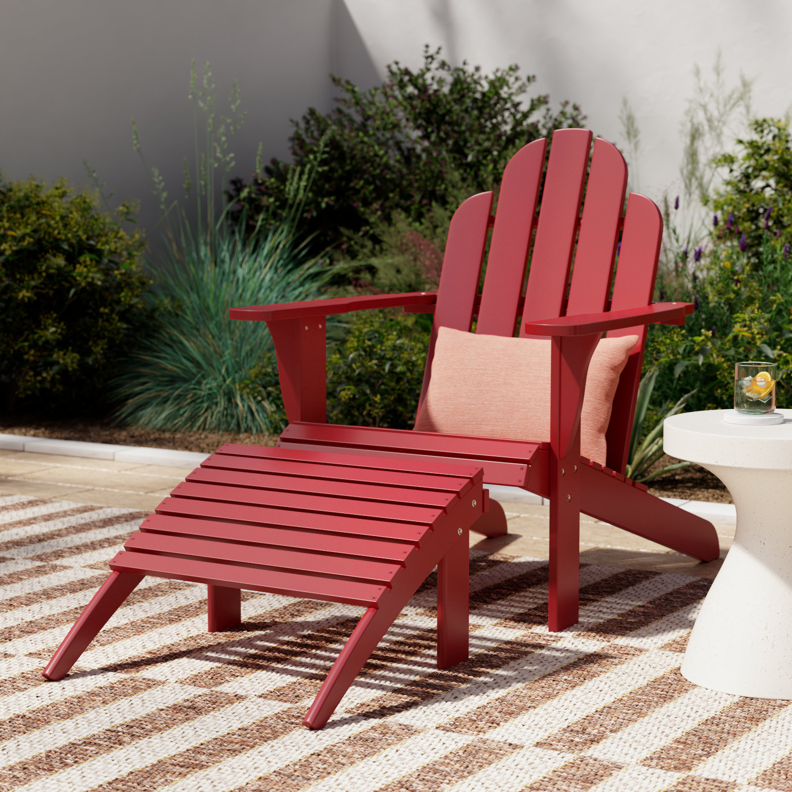 Adirondack Chair, Red
