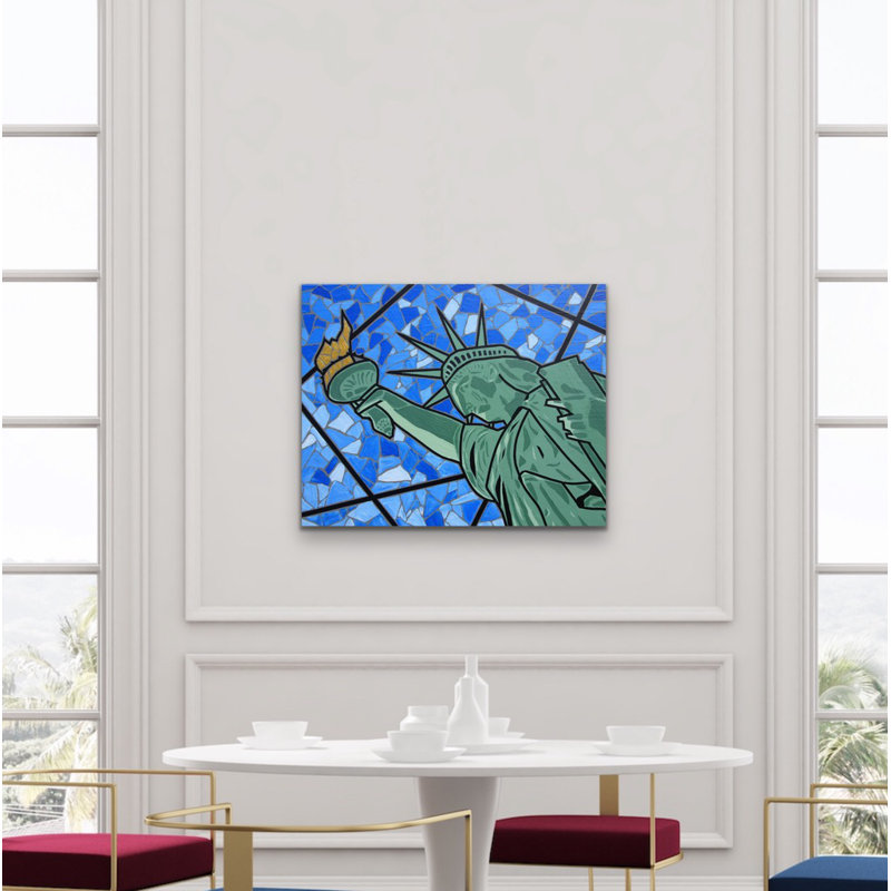 Liberty Painting by Eddie Bruckner