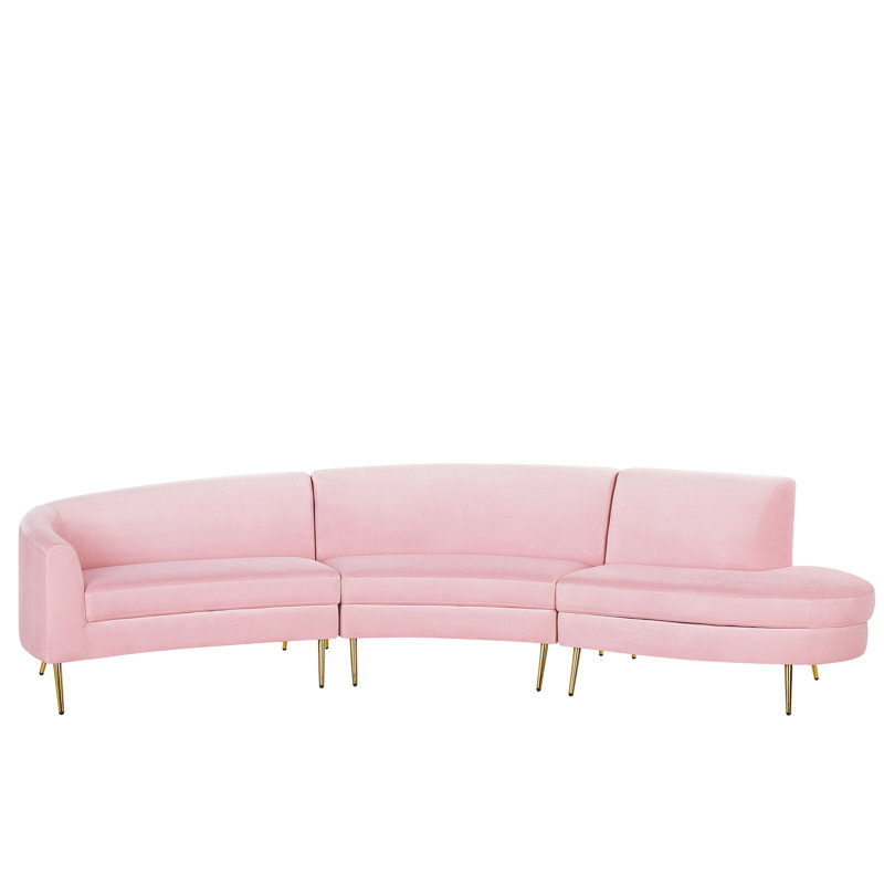 Sager 4 Seater Velvet Sofa