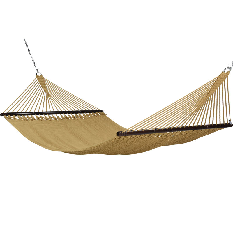 Hamac double à barre d'écartement Blanco, Tanné