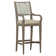 Reece Upholstered Stool with Solid Wood Frame