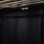 Lit mezzanine double en bois avec bureau, tablettes multiples, lumière USB et RVB-1354750380
