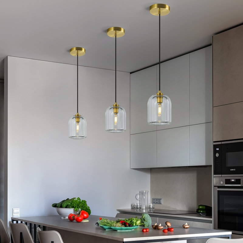 Luminaires suspendus modernes pour îlot de cuisine Luminaires suspendus en cristal d'intérieur pour salle à manger, cuisine, salon, chambre à coucher