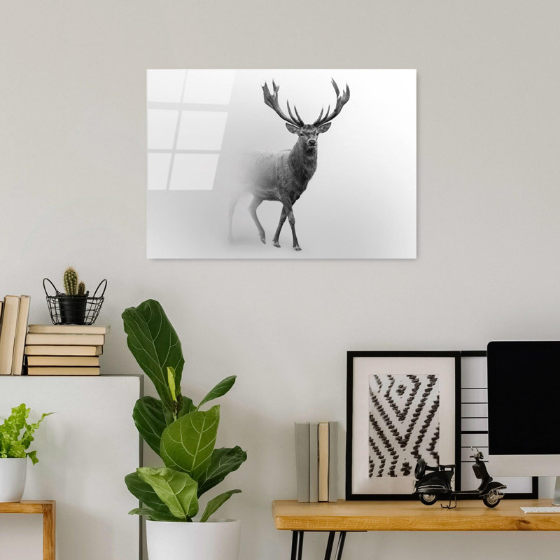 Elegant Decorative Tempered Glass Painting, 19.7 x 27.6 Inches | 100% Tempered Glass, Thickness: 0.16 Inches | Perfect for Home Decor, Living Room, and Office | Stunning Art Piece with Modern Aesthetic