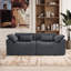 Ensemble de canapé modulaire surdimensionné en L 8 pièces Segal-1388921720