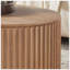 Table basse ovale en bois avec tiroir, conception Mid-Century moderne pour des espaces de vie compacts et un rangement amélioré-2145052770