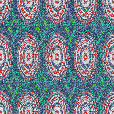 Tapis bleu ciel / rose