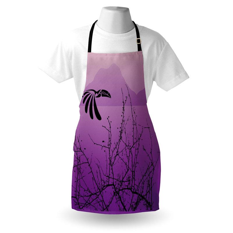 No Pattern Bib Apron