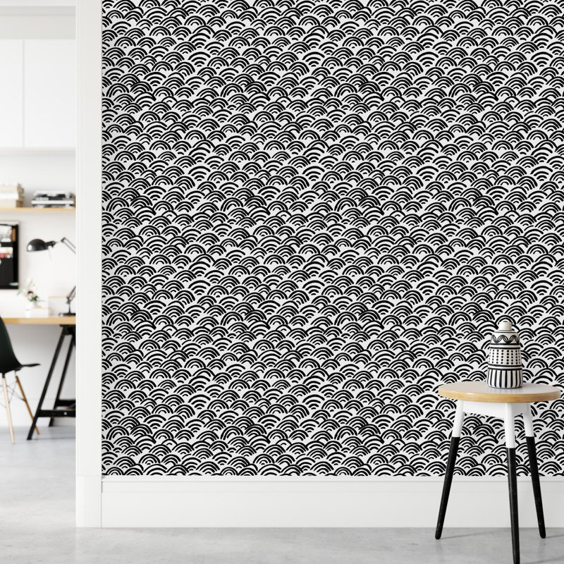 Panneau de papier peint adhésif Kharee, L 2,08 pi x L 10,42 pi