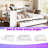 Twin Corner Daybed With Storage Drawers Built-in Desk USB Charging Port & Bookcase-1201760600