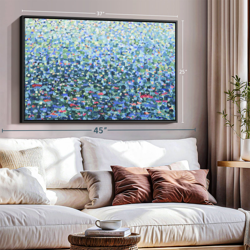 Abstrait «Just Floating On Canvas Print», H 21 po x l 31 po