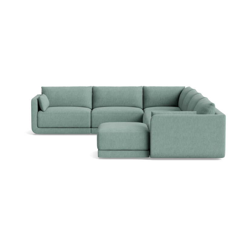 Eva Modular Sectional, Performance Weave - Spa