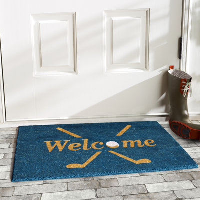 Bordner Non-Slip Outdoor Doormat