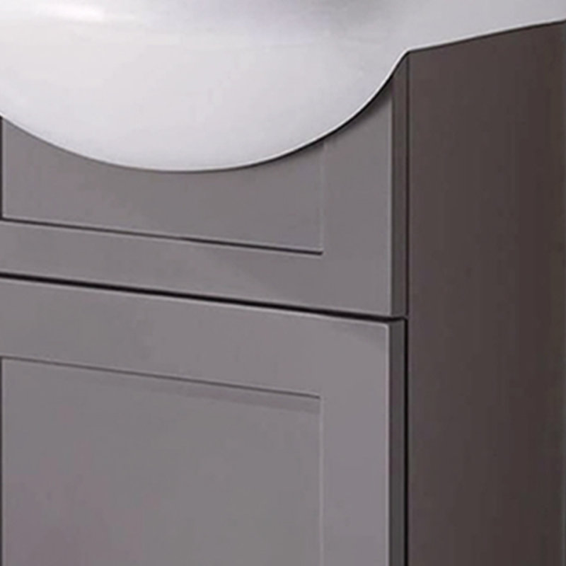 Ensemble de meuble-lavabo simple 18 po gris