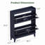 Armoire de rangement pour chaussures 16 paires avec 2 tiroirs rabattables-1149271683