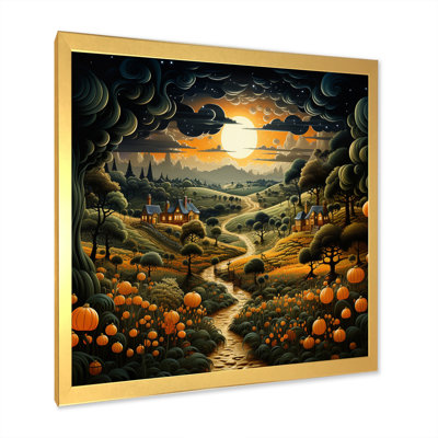 " Countryside The Pumpkin Field I "