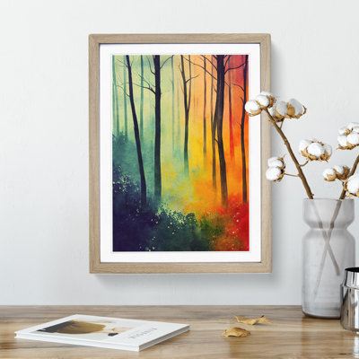 Vibrant Forest No.2 - Wall Art