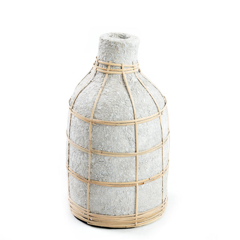 Alkea Table Vase, 24cm H x 13cm W x 13cm D, Natural
