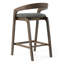 Tabouret de comptoir rembourré 27,36 po Piera-883441039