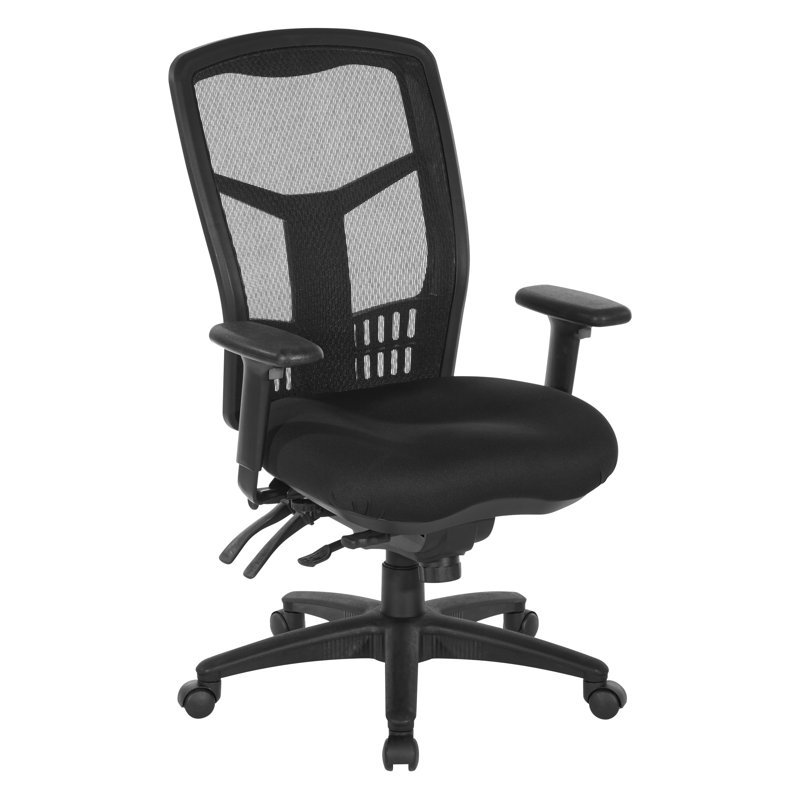 ProGrid Polyester Blend Task Chair, FreeFlex - Coal