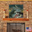 Murale de porte en bois night shift