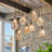 Aldahir 8 - Light Matte Black Cluster Pendant
