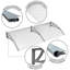 Latitude Run 200cm W x 80cm D Polycarbonate Cover Retractable Door / Window Awning-222474385