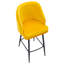 Entrada Upholstered Counter Stool with Metal Frame-821791681