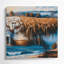 Art mural sur toile noire «USA State Alabama»-652482391