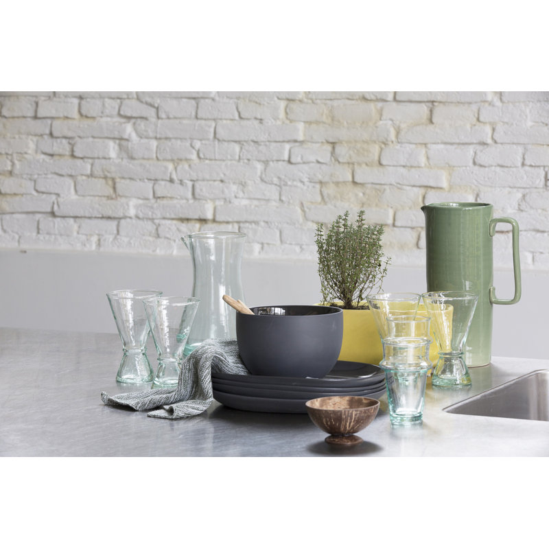 Vase de table en verre transparent Wylde, H 4 po x l 3 po x P 3 po