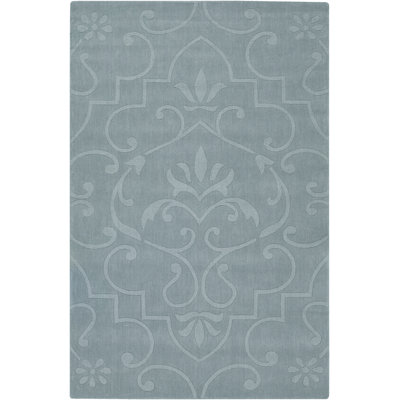 Tapis bleu en laine touffeté à la main Worcester