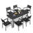 6 - Person Rectangular Outdoor Dining Set (Set of 7)-263361950